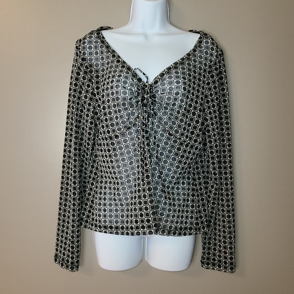 New York & Company Tops - NY & Co. Sheer Top Tunic 🐞7/$25